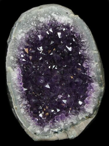 Dark Purple Amethyst Cut Base Cluster - Uruguay #36493